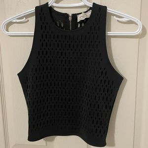 Sleeveless crop top